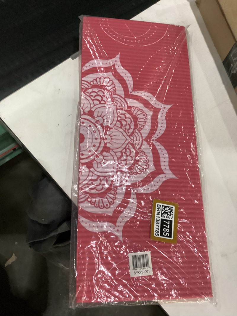 Condition photo showing New/Like New for Brybelly Chakra Art Yoga Knee Pad  Coral