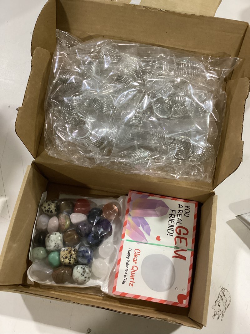 Condition photo showing New/Like New for Valentines Day Cards for Kids Classroom School, 24 Pack Valentine Exchange Cards with Crystals & Keychain Bulk, Valentines Day Gifts for Boys Girls Toddlers Class Party Favors (#1) Style 4