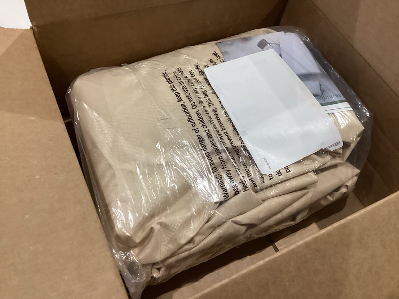 Condition photo showing Good Condition for vailge heavy duty patio sofa cover, 100% waterproof 3-seater outdoor sofa cover,lawn patio furniture covers with air vent and handle,85" wx 37" dx 35" h,beige&brown 85"wx37"dx35"h beige&brown