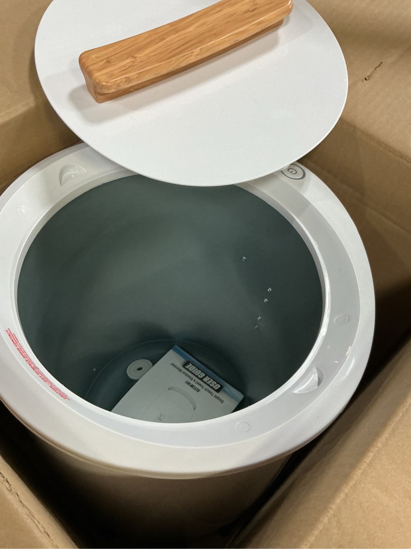 Condition photo showing Good Condition for serenelife digital display bucket towel warmers, white large towel warmer for spa and bathroom, luxury towel heater gifts for him & her, auto shut-off, fits 2 large, blankets, bathrobes, pj's with digital display