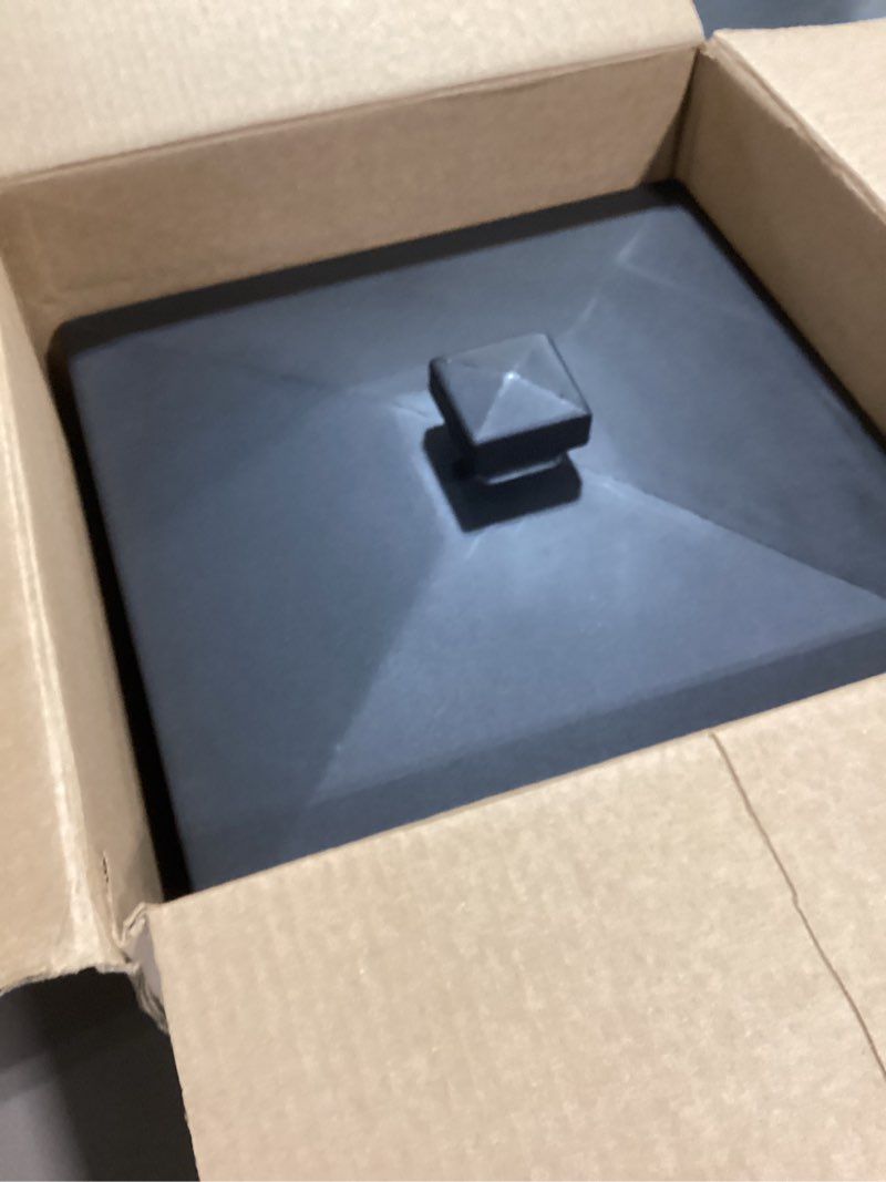 Condition photo showing Good Condition for mayne fairfield garden hose bin - black - 17in l x 17in w x 18in h - holds up to 100 ft. of standard garden hose (5858-b)