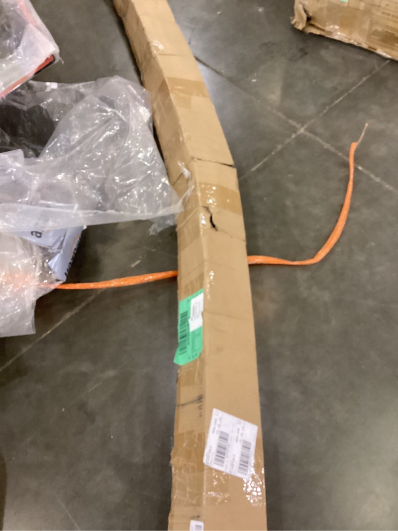 Condition photo showing As Is for Area Mat for Floor, 8'×10' Transparent PVC Area Rug for Home, Waterproof Durable Hard Floor Protector for Dining Room, Large Anti-Scratch Floor Mats for Bedroom, Living Room Shiny Transparent 8' x 10' (Rectangular)