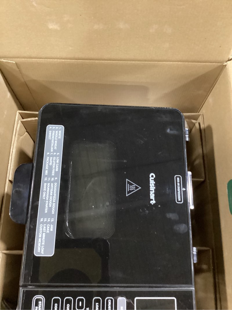 Cuisinart Bread Maker Machine, Stainless Steel Convection Bread Machine with 16 Menu Options, 3 Loaf