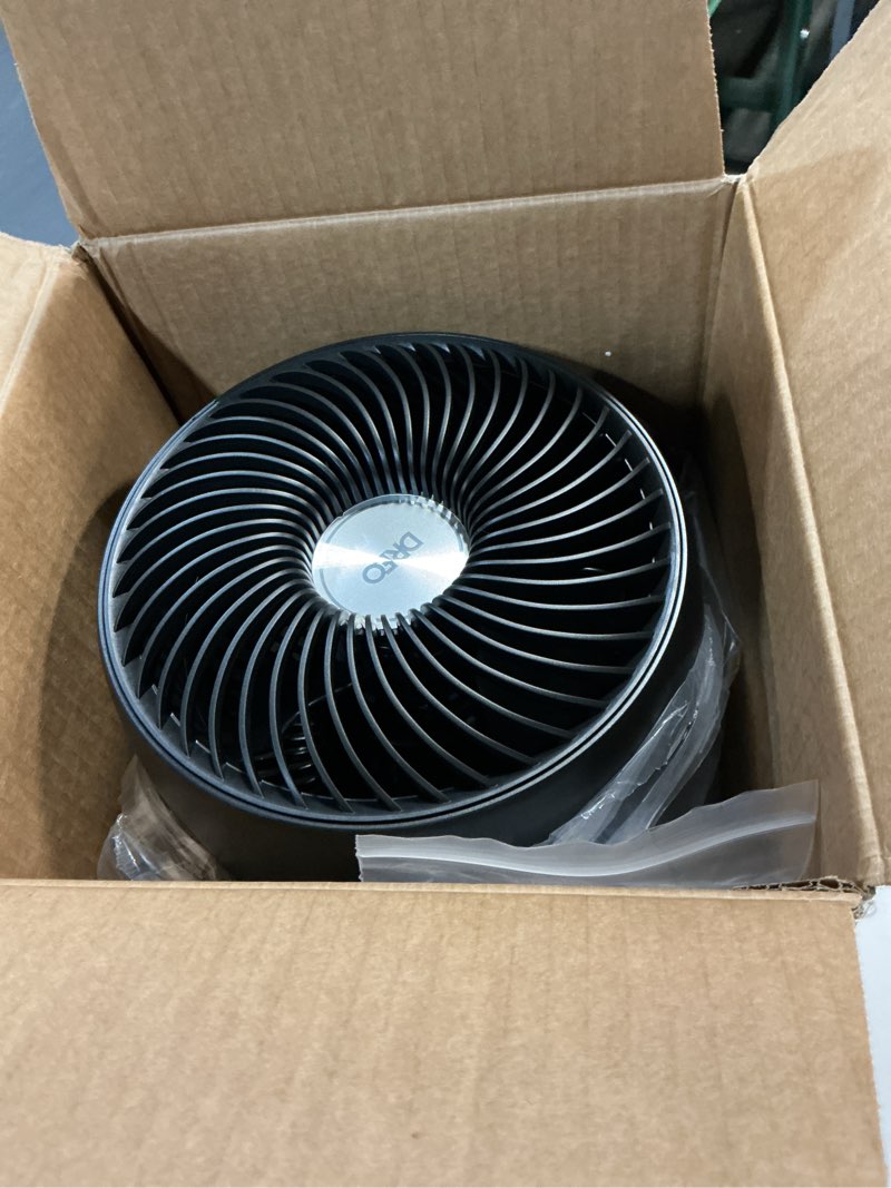 Condition photo showing Good Condition for Dreo Fan for Bedroom, Desk Air Circulator Fan with Remote, 11 Inch Table Fans for Whole Room, 60ft Powerful Airflow, 120° Vertical Manual +90° Oscillating, 4 Speeds, 8H Timer, Quiet Fan, Home Black