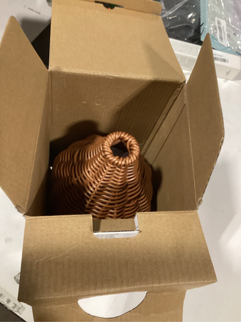 Condition photo showing Good Condition for Similar product Boho Essential Oil Diffuser for Home Rattan Weaving with Remote Control, 100mL 7 Changing Color Lights Ultrasonic Aroma Humidifier, Noiseless Auto-Off Sleep Mode for Bedroom Office Workout