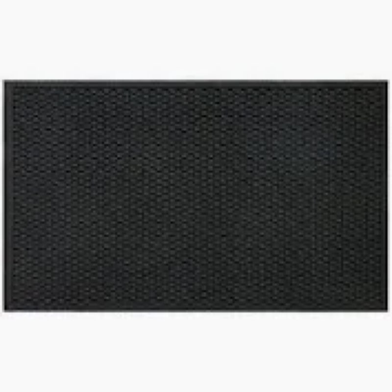 Mohawk honey comb scraper utility mat black
