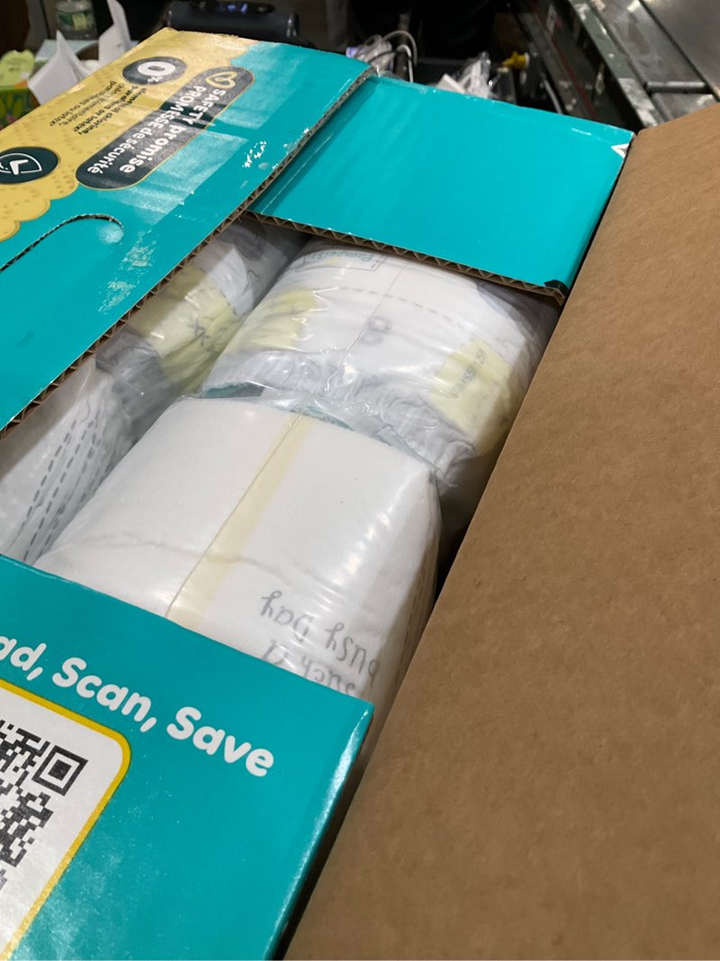 Condition photo showing Good Condition for pampers swaddlers diapers, size 2 (10-22 lbs), 148 count, absorbent, keeps baby dry and comfortable, skin safe disposable baby diaper size 2 148