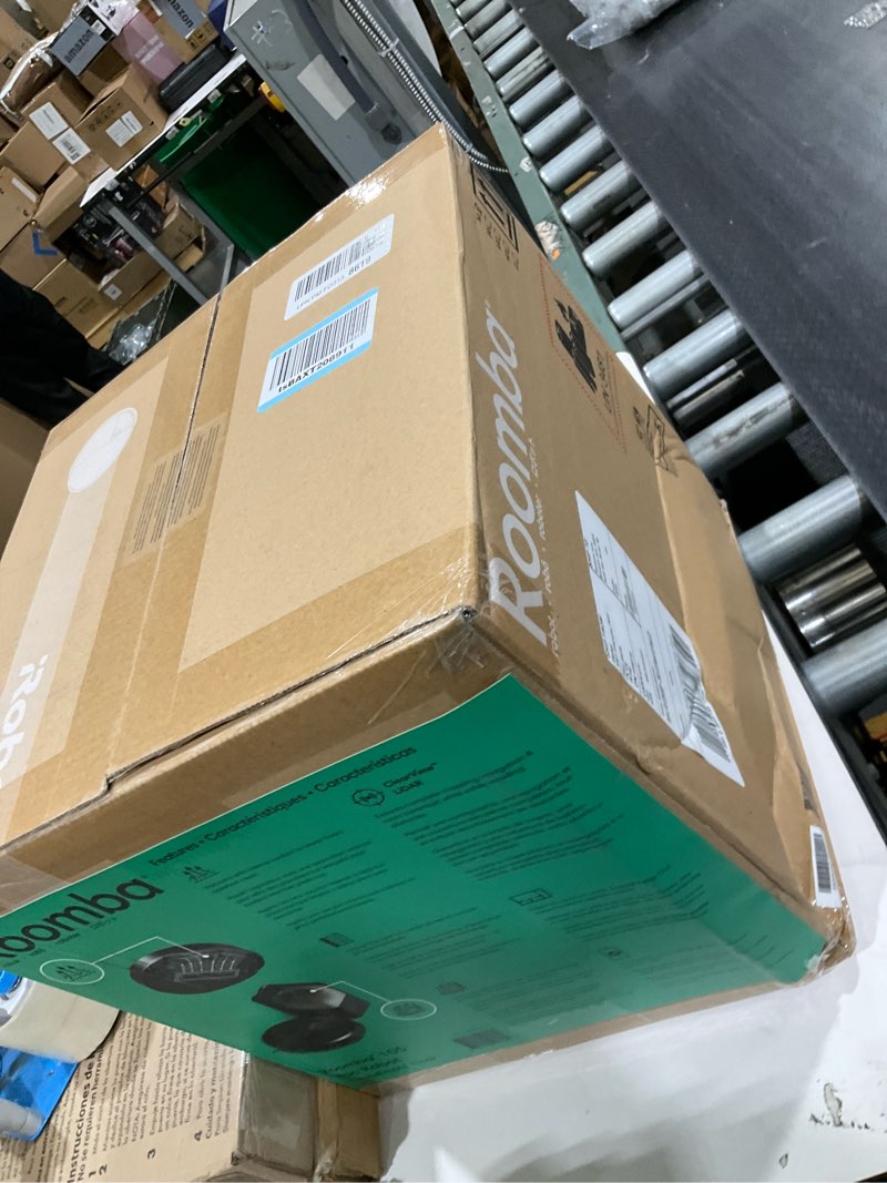 Condition photo showing As Is for iRobot Roomba 105 Vac Robot Vacuum with AutoEmpty Dock for Carpet & Hard Floor - Self-Empties for 75 Days, Easy to use, Intense Power-Lifting Suction, LiDAR Navigation, Cleans in Neat Rows Roomba 105 VAC AE