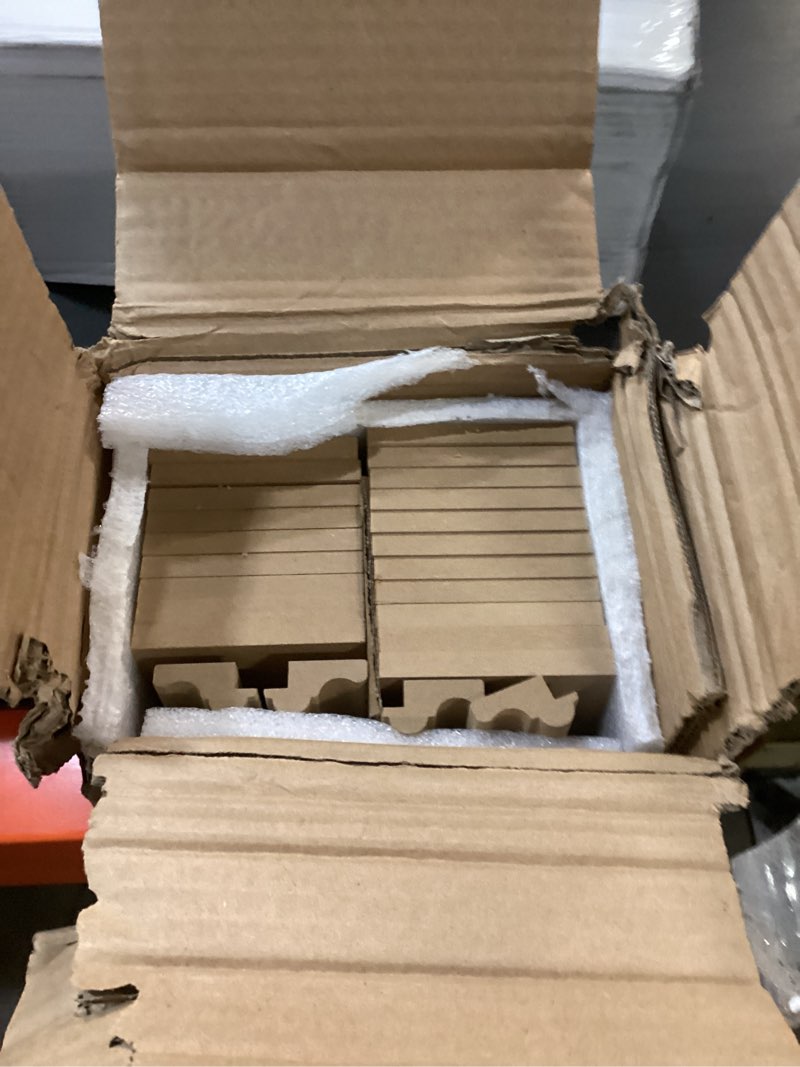 Condition photo showing New/Like New for art3d premade board and batten paintable wainscoting kit, mdf accent wall panel for kitchen bedroom living room home decor covers 189 x 54 in. molding trim slat with edge strip 189 x 54 inch log color