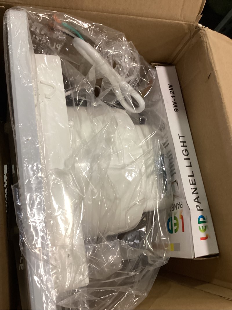 Condition photo showing New/Like New for Zeyzer Bathroom Exhaust Fan with LED Light Square Quiet Modern Ceiling Mount Ventilation Fan Combination for Shower/Restroom/Office, 110 CFM 1.0 Sones 4 Inches Duct 110V, White