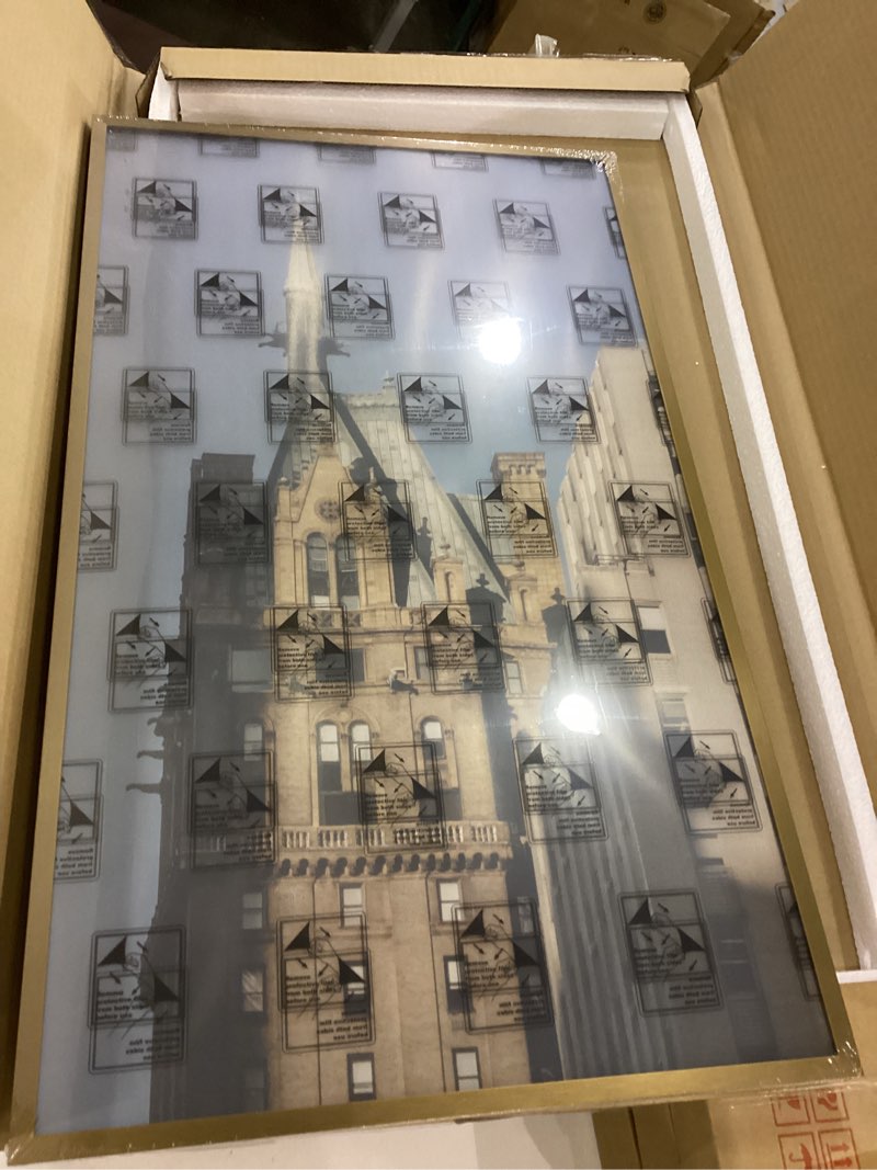 golden state art, 14x24 aluminum picture frame, bronze metal thin poster frames for 14 x 24 inch pho