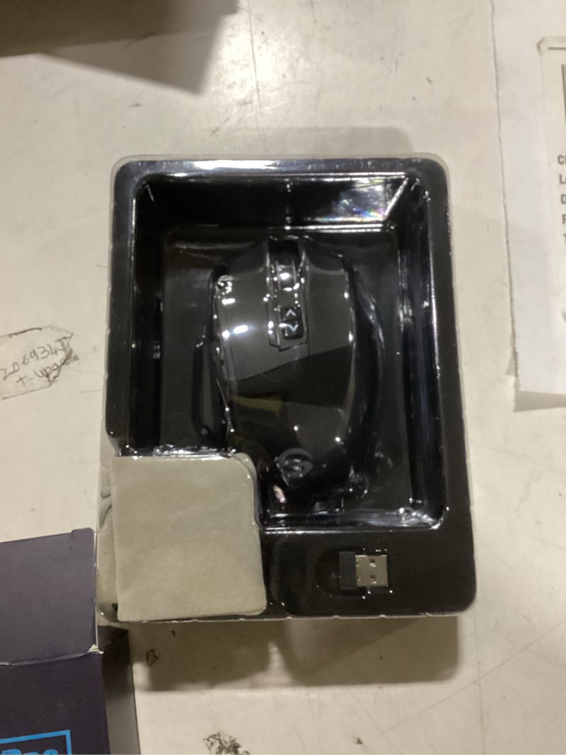 Condition photo showing As Is for utechsmart venus pro rgb wireless mmo gaming mouse, 16,000 dpi optical sensor, 2.4 ghz transmission technology, ergonomic design, 16m chroma rgb lighting, 16 programmable buttons, up to 70 hours classic black