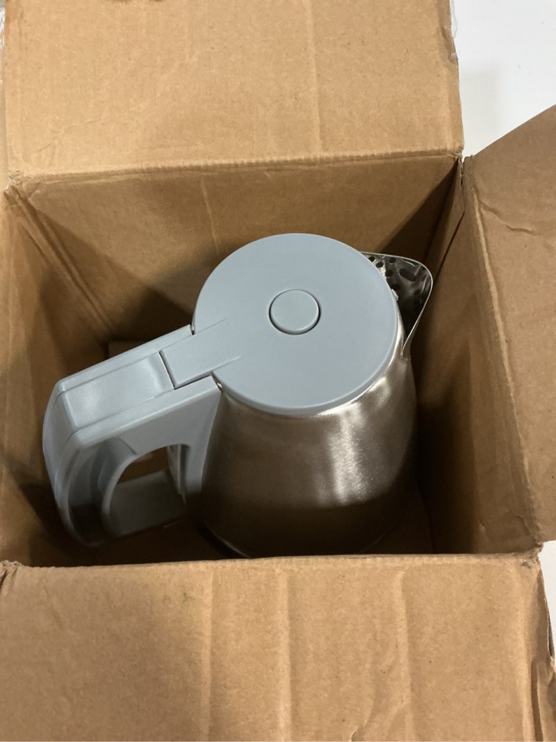 Condition photo showing Good Condition for hamilton beach 1 liter electric tea kettle, water boiler & heater | fast boiling 1500 watts | bpa free | cordless serving | auto-shutoff & boil-dry protection | cord wrap | stainless steel 1.1 quarts