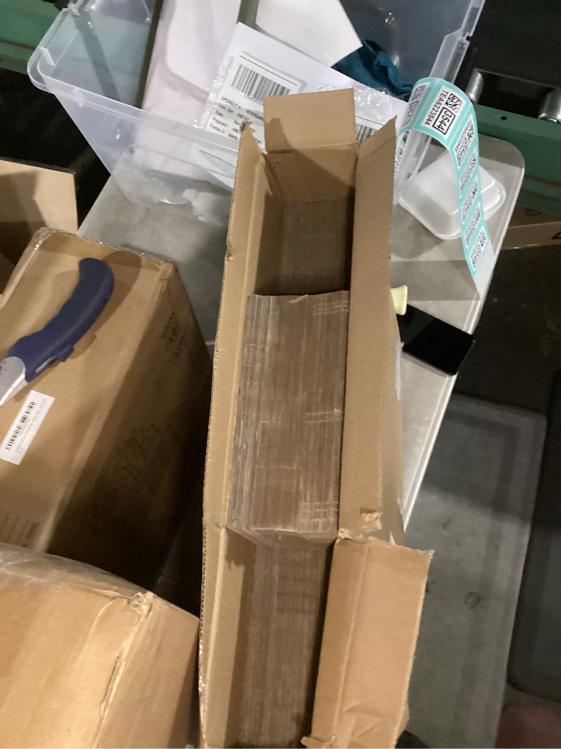 Condition photo showing New/Like New for 50 pack 11 1/8" x 8 5/8" x 2" cardboard easy-fold shipping box mailers, letter-size height adjustable for comics books photos, white (em1182) 11.125x8.625x2'' 50 pack white