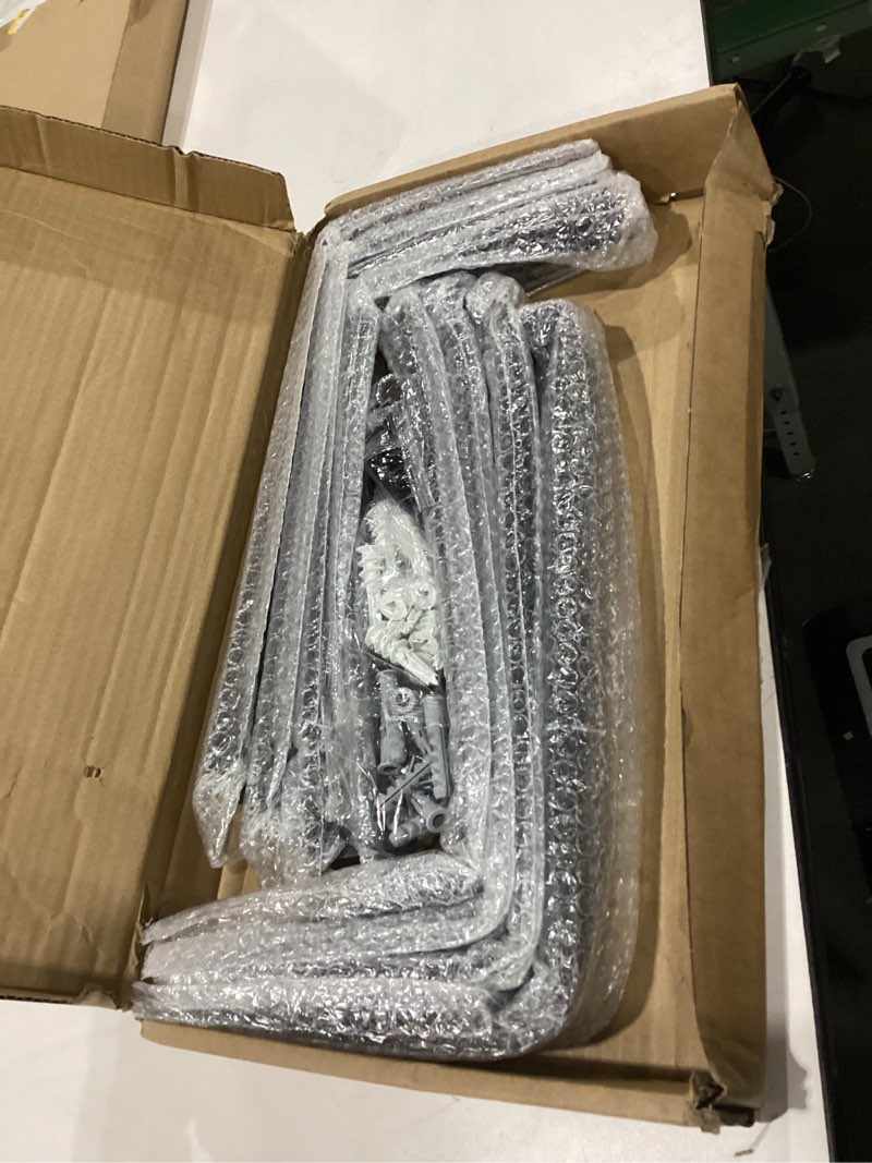 Condition photo showing New/Like New for shelf brackets 12 inch, strong heavy duty floating shelf brackets pack of 8, industrial metal iron matte black shelving brackets 1/5 inch thick brackets for shelves 8 pcs 12 inch black 8pack