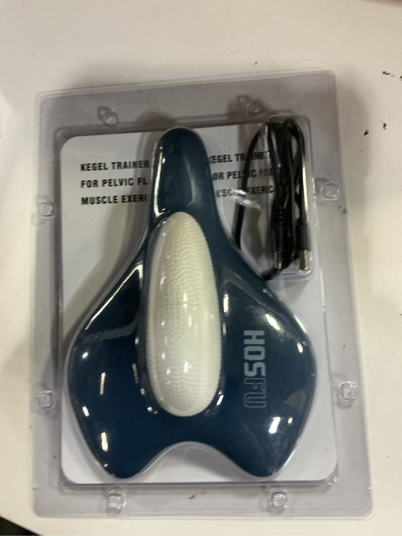 Condition photo showing New/Like New for kegel exerciser for men, sit-on-top kegel exerciser,used for bladder support tightening and strengthening muscle control training, endurance muscle recovery, and kegel relaxation training?blue?