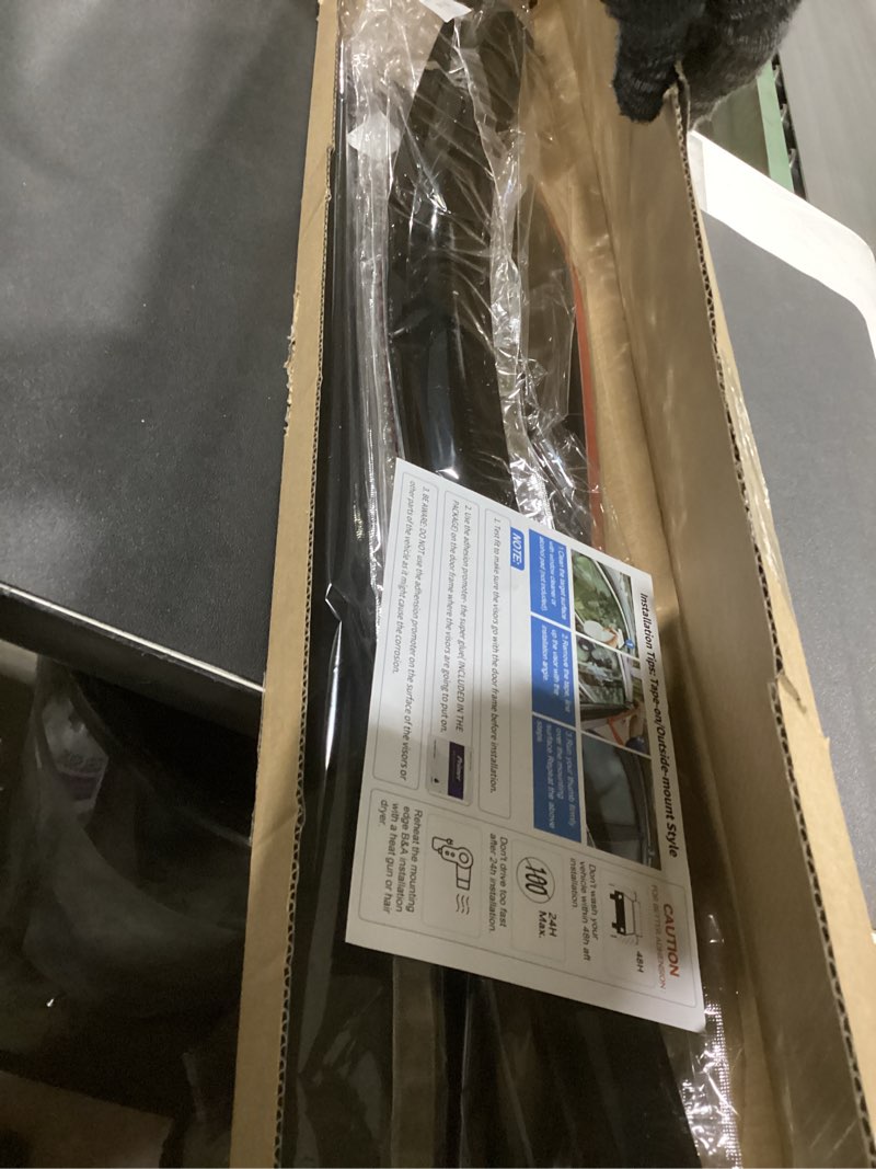 Condition photo showing New/Like New for Window Visors Rain Guards for 2011-2026 Dodge Durango, Out-Channel Window Vent Wind Deflectors Visors Shades for 11-26 Durango