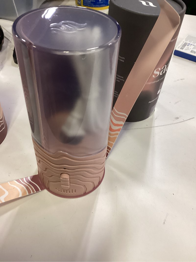 Condition photo showing Good Condition for saalt menstrual cup steamer - period cup & disc sanitizer - hands-free steam sanitizer- no-boil design with removable power cord - compact & portable - rose quartz