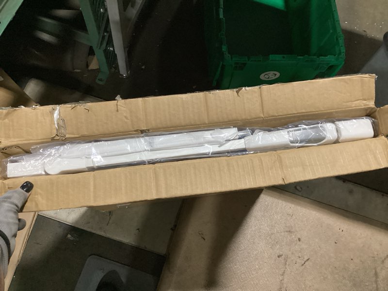 Condition photo showing Good Condition for babelio safety gate door fits for stairs, narrow and wide doorways with auto close, easy install, no drilling, pressure mounted for baby, child, pets, dog/puppy, 26''-40'', white white 30"tall 26"-40" wide