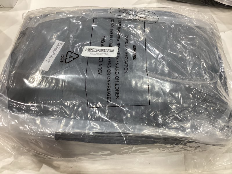 Condition photo showing New/Like New for easeland twin size mattress pad pillow top mattress cover quilted fitted mattress protector single cotton top 8-21" deep pocket cooling mattress topper (39x75 inches, dark grey) dark grey twin