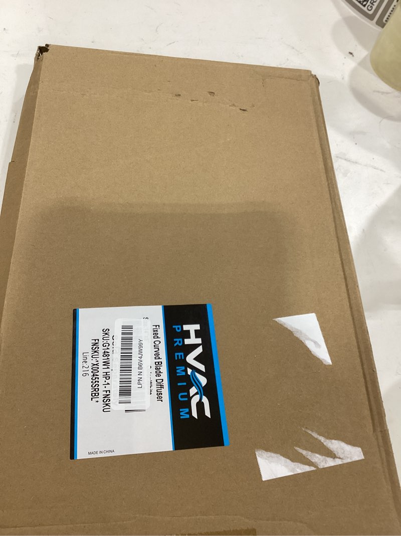 Condition photo showing Good Condition for HVAC Premium 14" X 8" 1-Way AIR Supply Grille - Vent Cover & Diffuser - Flat Stamped Face - White [Outer Dimensions: 15.75"w X 9.75"h] 14 x 8 - 1 Way