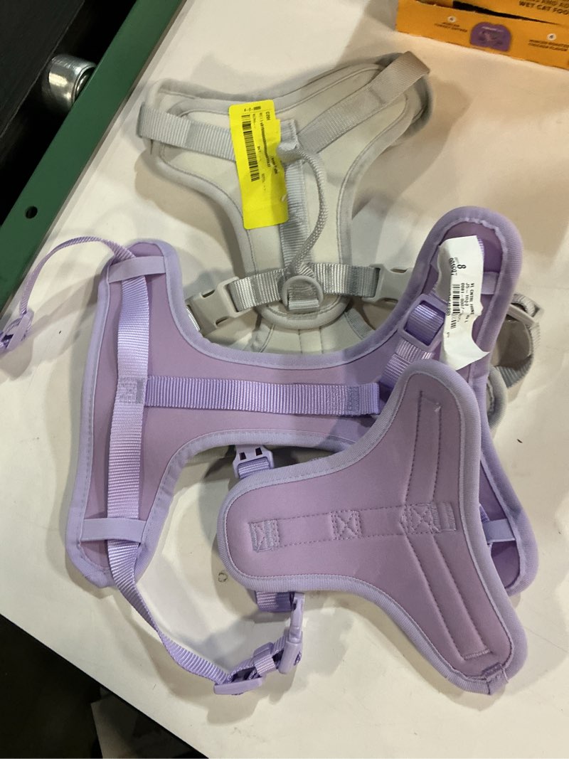 Condition photo showing Good Condition for vibrant life neoprene comfort control monochrome harness, gray lavander medium pack 2 