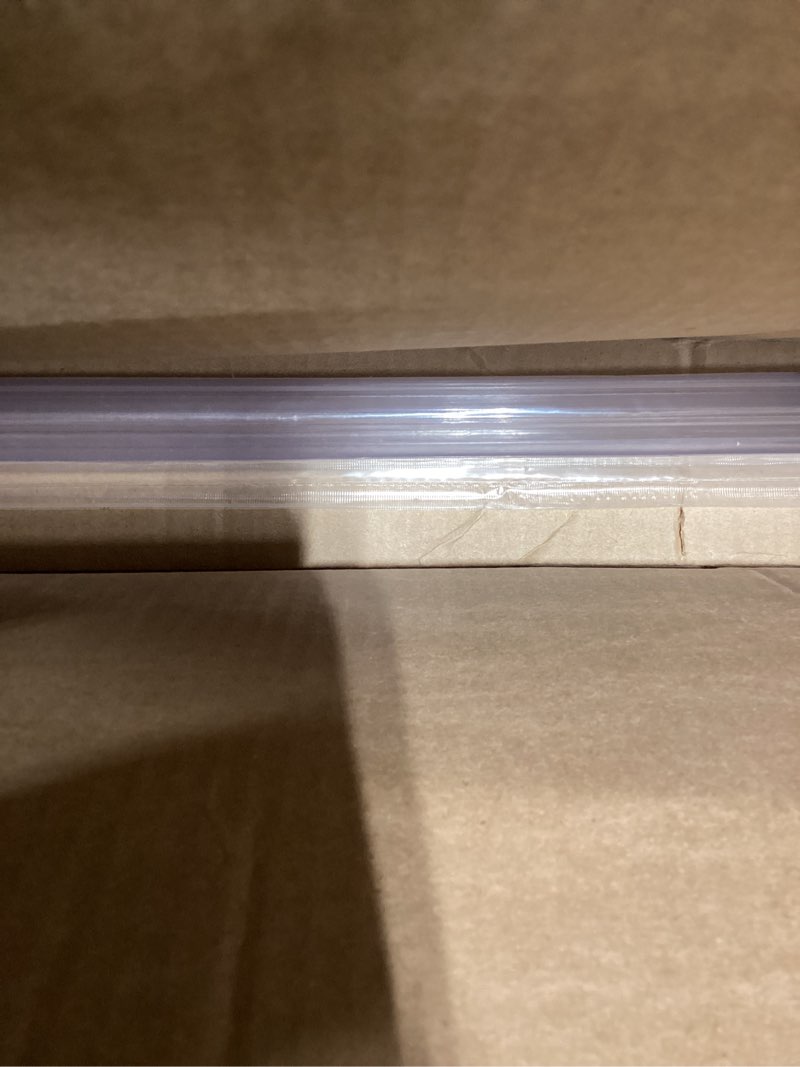 Condition photo showing New/Like New for Premium Frameless Shower Door Bottom Seal Strip for Glass Doors - Shower Door Seal Sweep (1/2” x 39”, Clear Vinyl) 1/2”x 39”