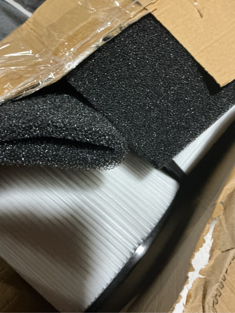 Condition photo showing As Is for 2 Pack 90304 Replacement Filter Compatible with Shop Vac 90304 90350 90333 90585 Wet Dry Vac Cartridge Filter with lids and Filter Foam Sleeve, Fits Most 5 Gallon and Above Shop Vac Vacuum Cleaners