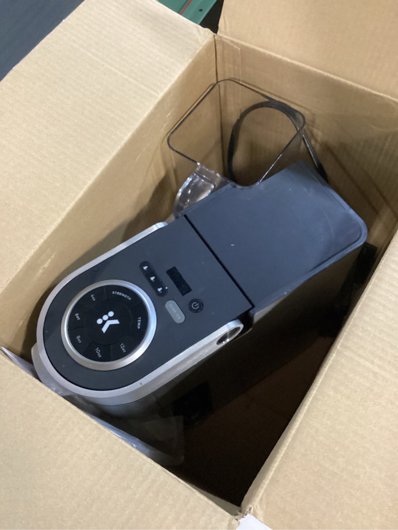 Condition photo showing As Is for Keurig K-Supreme Single Serve K-Cup Pod Coffee Maker, MultiStream Technology, 4 Brew Sizes, 66oz Dual-Position Removable Reservoir, Gray Gray Coffee Maker