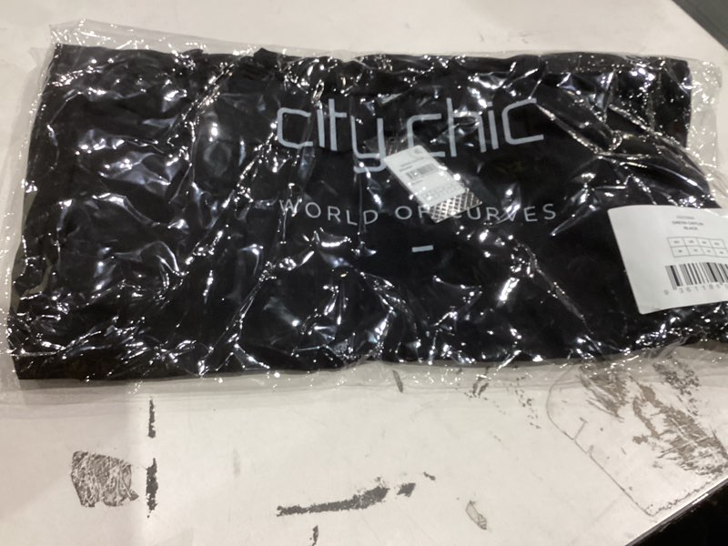 Condition photo showing New/Like New for City Chic Women's Plus Size Dress - Caitlin 18 Plus Black