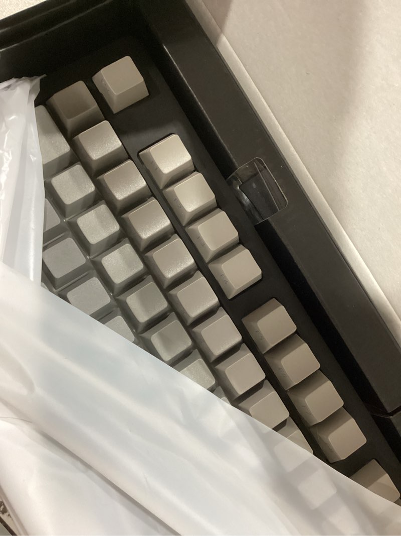 Condition photo showing As Is for AULA S98 Pro Wireless Mechanical Keyboard with Screen & Knob,2.4GHz/USB-C/BT5.0 Hot Swappable Creamy Keyboard,Pre-lubed Linear Switches,Side Printed PBT Keycaps,RGB Backlit Gaming Keyboards Side Printed Black