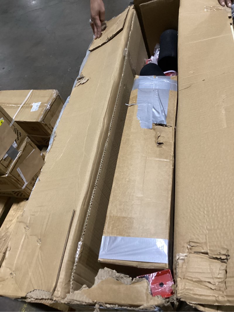 (Incomplete set)Fitvids Multifunctional Home Gym Equipment with 122.5 lbs Weight Stack, Full Body Workout Weight Machine Strength Training Exercise Equipment with Pulley System & Leg Press, All-in-One Workout Station