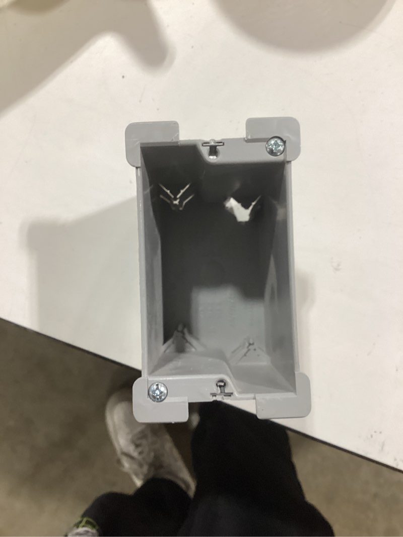 Condition photo showing Good Condition for pass & seymour/legrand pass and seymour 1-gang plastic old work switch/outlet electrical box