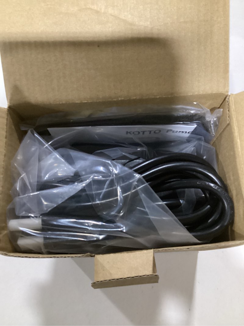 Condition photo showing New/Like New for KOTTO Solder Smoke Absorber Remover Fume Extractor Smoke Prevention Absorber DIY Working Fan for Soldering Station (Black)