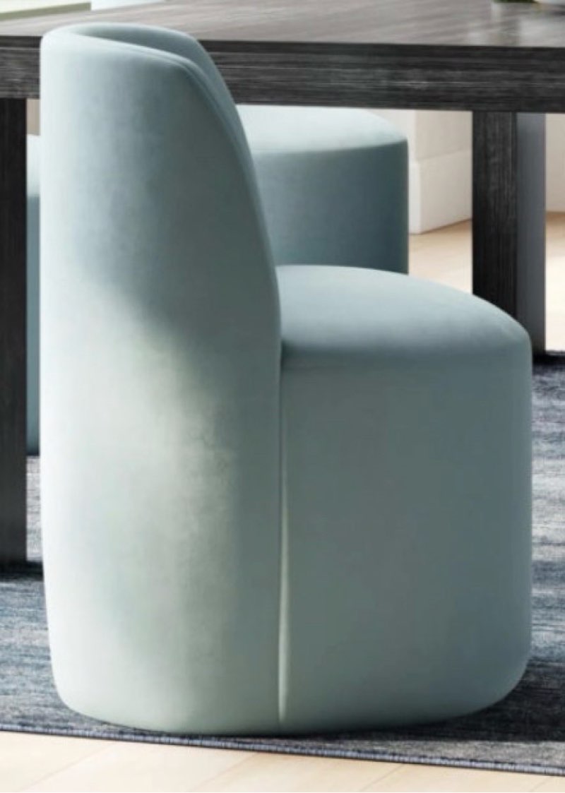 upholstered solid wood dining chair