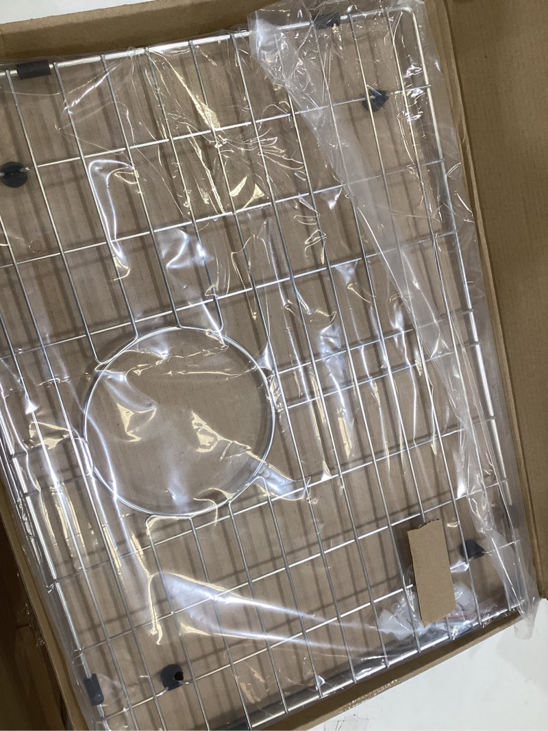 Condition photo showing Good Condition for Serene Valley 19-1/4" X 14-1/8" Sink Grid, Rear Drain with Corner Radius R 3/8", NLW2015R