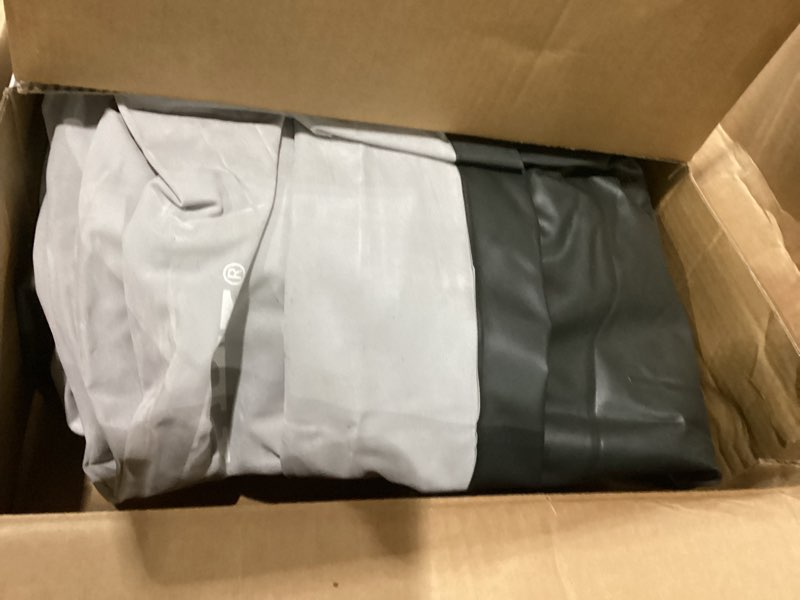 Condition photo showing As Is for not tested intex: dura-beam deluxe comfort-plush air mattress - 22\" queen blue - built-in electric pump, durable fiber-tech, carry bag included, 600lb capacity queen queen