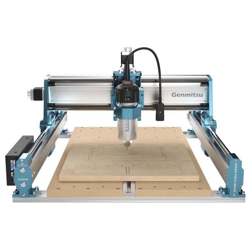 sainsmart genmitsu 4040-pro max cnc router, 710w trimmer & linear rail driven, work area 410 x 405 x