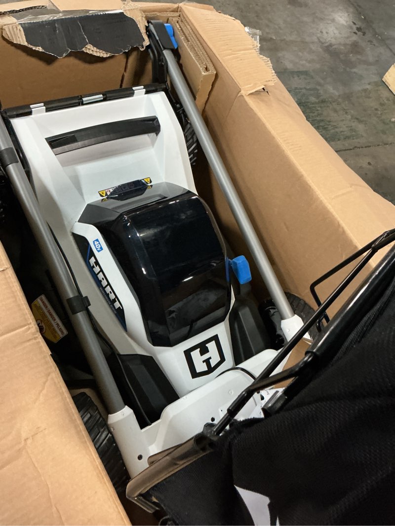 Condition photo showing Good Condition for hart 40-volt 20-inch self-propelled battery-powered brushless mower kit, (1) 6.0ah lithium-ion battery