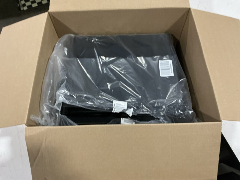 Condition photo showing As Is for shipping boxes 17x11x3 inches 18 pack black corrugated cardboard mailing box for small business, tab locking literature mailer packaging supplies for packing clothes shirt robe gifts 17x11x3 inches black