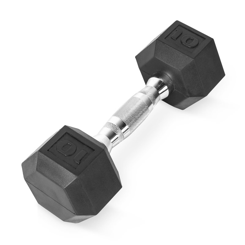 Barbell coated hex dumbell weight 30 pounds