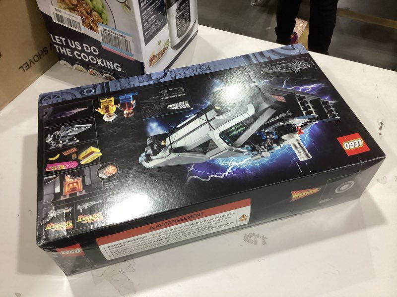 Condition photo showing As Is for LEGO Icons Back to The Future Time Machine 10300, Model Car Building Kit Based on The Delorean from The Iconic Movie, Perfect Build for Teens and Adults Who Love to Create Standard Packaging