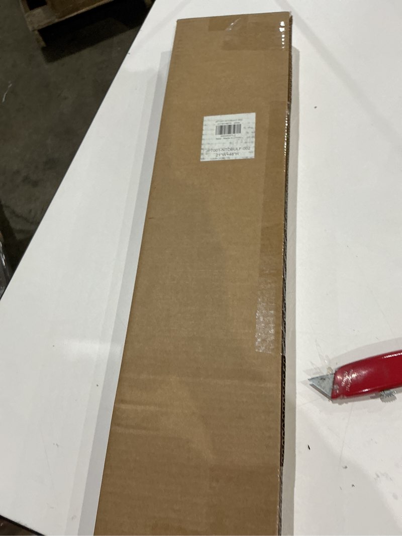 Condition photo showing Good Condition for lazblinds no tools no drill cordless cellular shades, top down bottom up (tdbu) honeycomb shades for home, light filtering thermal insulation blinds for windows, 21" w x 48" h, white light filtering - white 21" w x 48" h