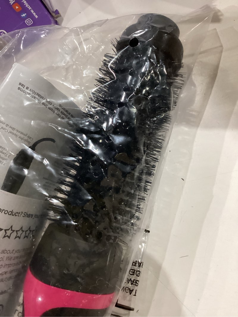 Condition photo showing Good Condition for revlon one-step hair dryer and styler - root booster round brush for styling, dryer brush for fast and easy salon-quality blowout, more shine and less frizz (1-1/2 in) 1 count (pack of 1)