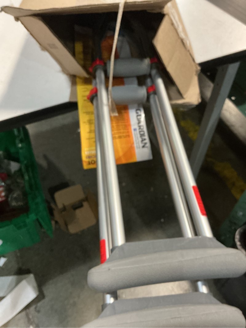 Condition photo showing Good Condition for Medline Lightweight Aluminum Red Dot Crutches, For Patients 5’1”–5’-9”, Walking Aid For Adults & Seniors Comfortably Supports Up To 300lbs Adult, 5’1”–5’9”