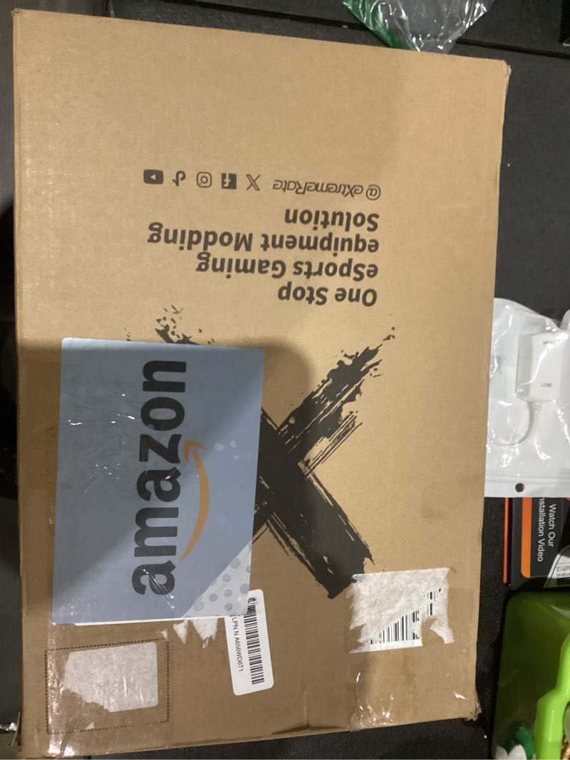 Condition photo showing New/Like New for eXtremeRate eXcover Wood Grain Top Bottom Cover Compatible with ps5 Console Disc Edition, Replacement Faceplate Backplate Shell Skin Compatible with ps5 Disc Version Console Wood Grain Brown