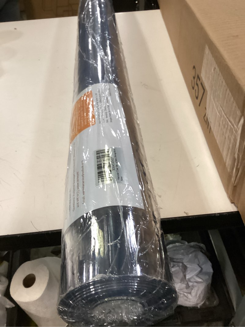 Condition photo showing New/Like New for Warmstar Clear Table Protector 2mm Thick, 40x108 Inch Clear Table Cover Protector, Plastic Table Cover, Clear Desk Mat Desk Pad, Desk Protector Mat for Coffee Table, Writing Desk, Dining Room