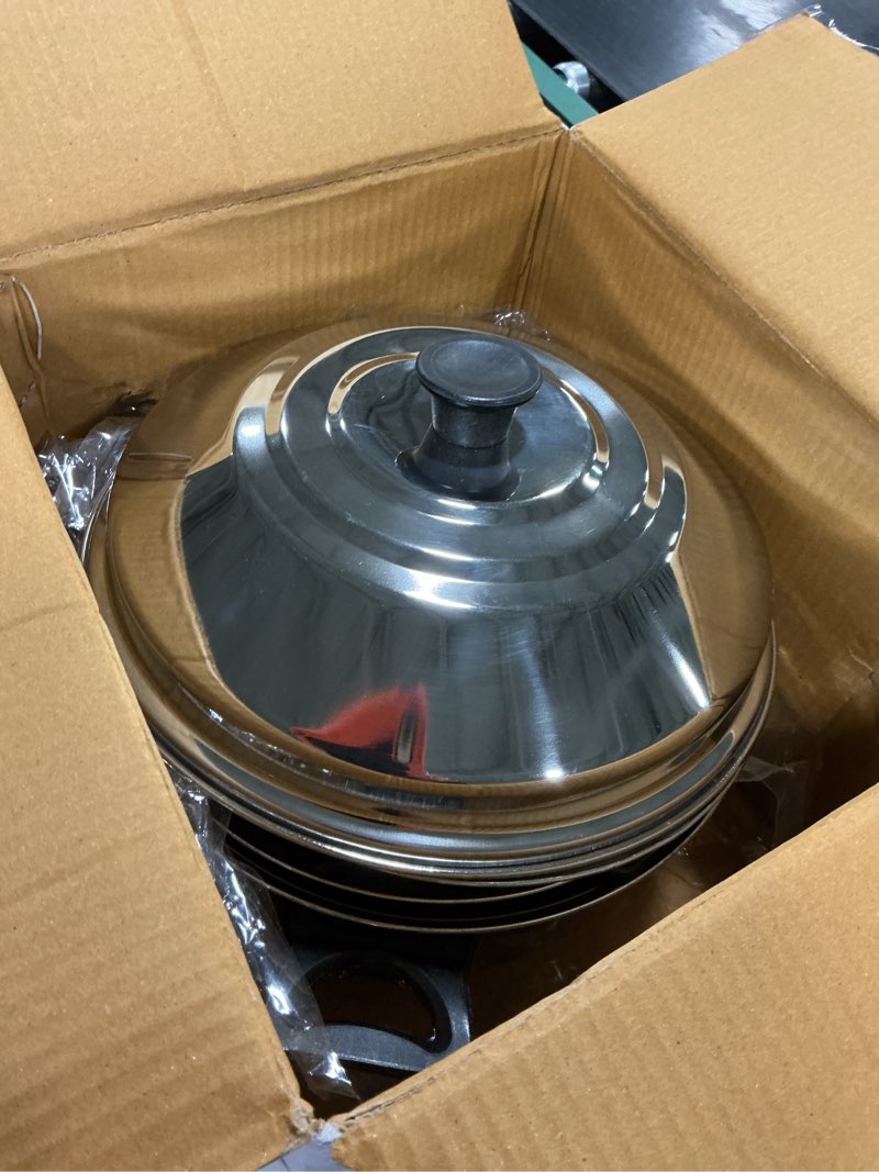 Condition photo showing Good Condition for Tabakh IC-226 Stainless Steel Idli Cooker with 4-Rack Idly Stand & Multi Purpose Plate, Makes 24 Idlis