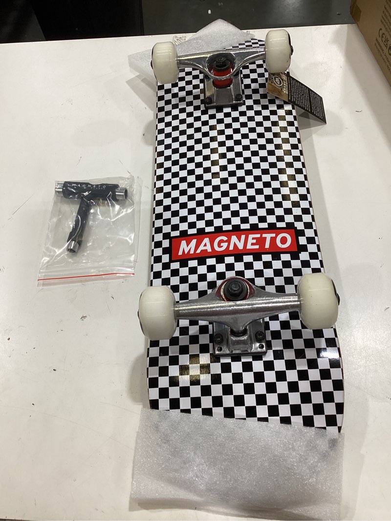Condition photo showing Good Condition for magneto complete cruiser starter skateboard checkered