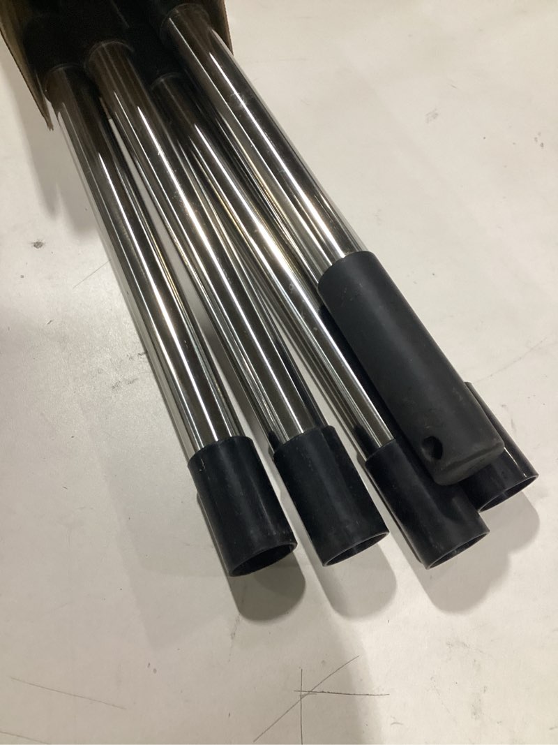 Condition photo showing As Is for Pool Pole Telescopic 12 Ft Heavy Duty, Professional Adjustable Stainless Steel Swimming Pool Pole for Skimmer Net, Brush, Vacuum Head, Strong Grip & Lock, Pool Cleaning Pole, Pool Brush Pole